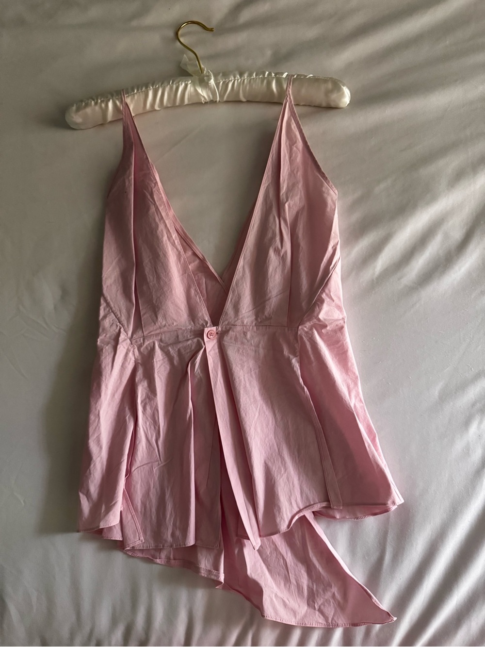 Jil Sander Navy Rosa Asymmetrical Top - Picture 2 of 10